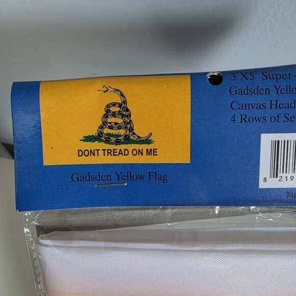 NWT Don't Tread On Me Gadsden Flag 3' x 5' - Picture 2 of 2